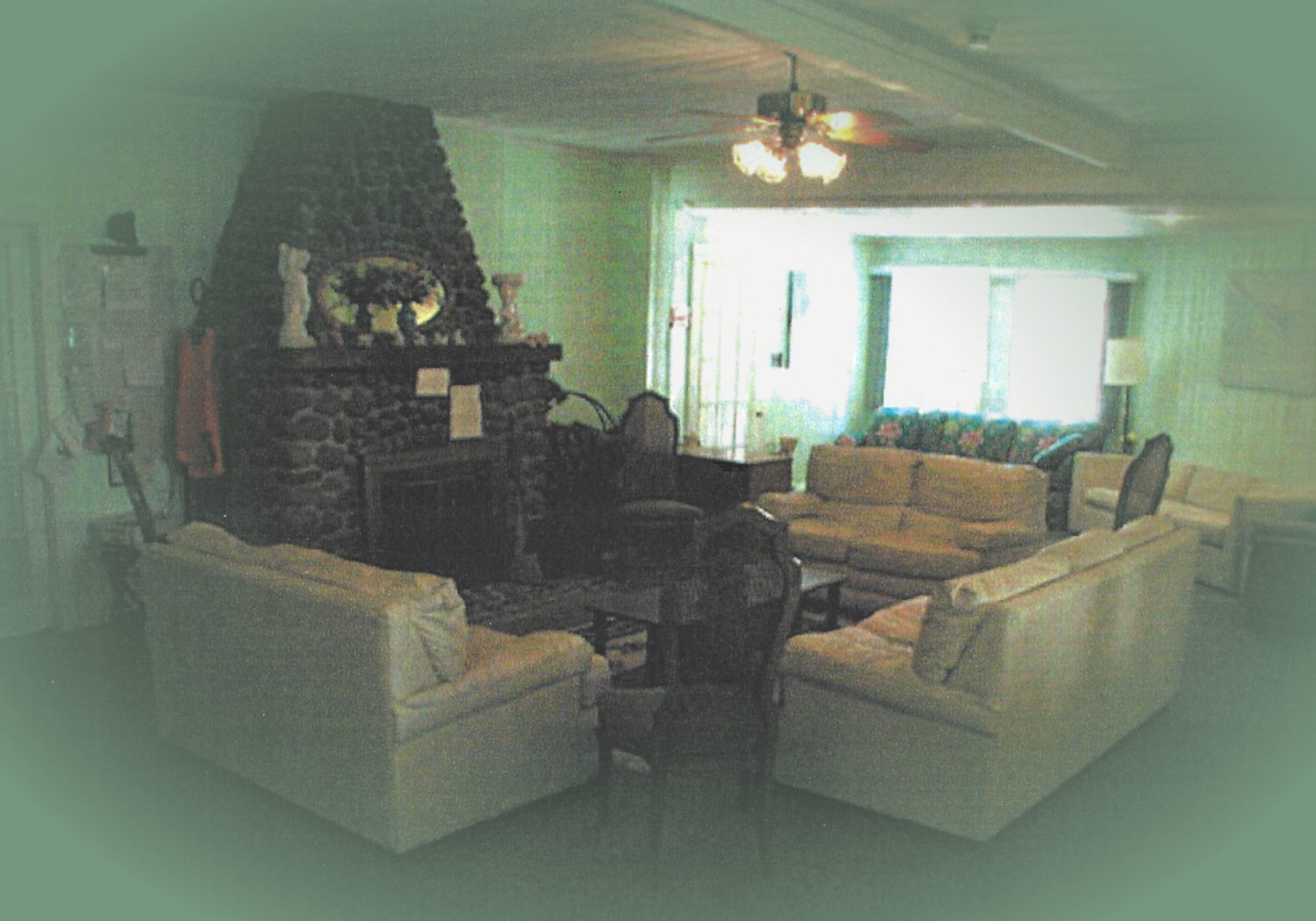 Fireplace room at the Foundation for "A Course in Miracles" 
