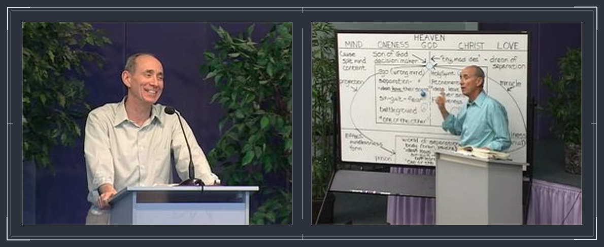 YouTube videos of Dr. Kenneth Wapnick lecturing on "A Course in Miracles".